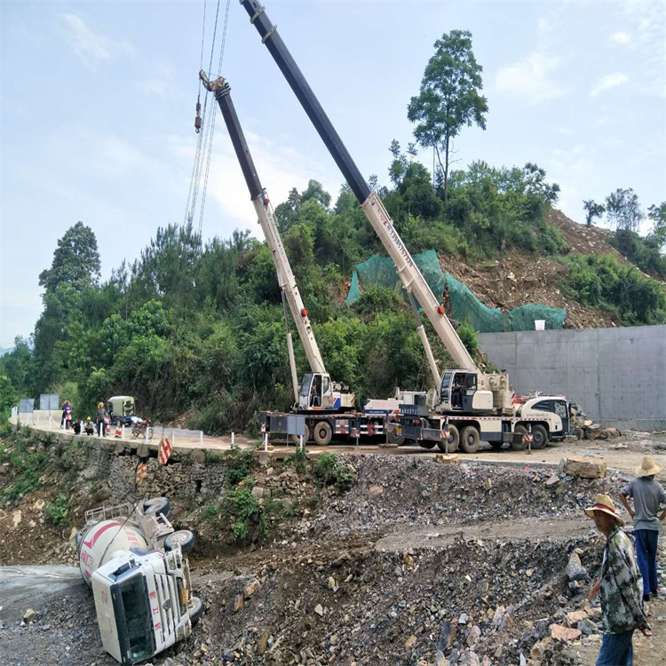 广安广安24小时应急道路救援吊装吊装现场实拍